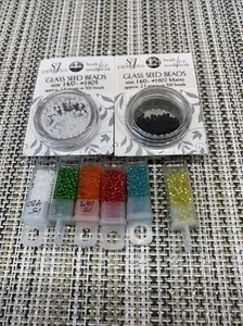 Lot of SJ designs & Misc glass beads Seed/Petite treasures LOOK! - Picture 1 of 6