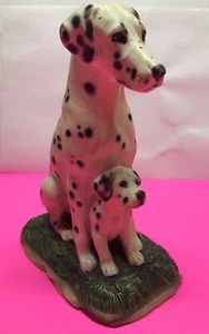 Vintage Hundekerze Dalmatiner und Welpe - Bild 1 von 11