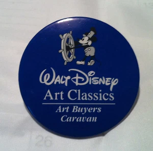 Botón caravana de arte clásico de Disney para compradores de arte - Imagen 1 de 1