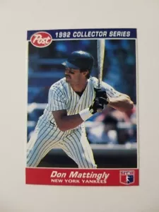1992 Post cereal Don Mattingly #3 Yankees de Nueva York - Imagen 1 de 2