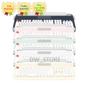 ACTTO B503 106key Multi-Pairing Wireless Bluetooth Retro Keyboard English/Korean - Picture 1 of 9