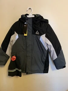 Gerry Youth 3 in 1 Systems Jacket With Reversible Knit Beanie B-Iron/Black, 7-8 - Picture 1 of 5