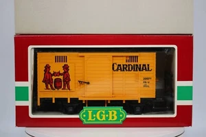 LGB 4034 :: Cardinal Beer Car G Gauge 1:22.5 Box Car Freight Model Train W/ Box - Picture 1 of 6