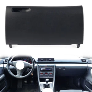 Schwarz Staufachabdeckung Handschuhfachdeckel ohne Schnalle für Audi A4 S4 B6 B7 - Picture 1 of 9