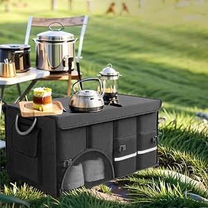 Folding Car Trunk Cargo Organizer Large Storage Bag Box Collapse Bin Truck SUV - Bild 1 von 12