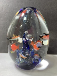 Fish Murano Glass Fish Aquarium Glass Paperweight - Picture 1 of 11