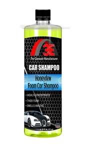 3E High Suds Car Wash Soap (16 oz), Honeydew Snow Foam Car Wash Soap,Concentrate - Picture 1 of 1