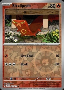 Pokemon - Sizzlipede 027/191 - Reverse Holo - Surging Sparks - NM/M - Picture 1 of 1