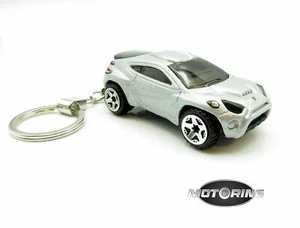 Keychain Toyota RSC Grey Gray Car Rare Novelty 1:64 Diecast - Picture 1 of 4