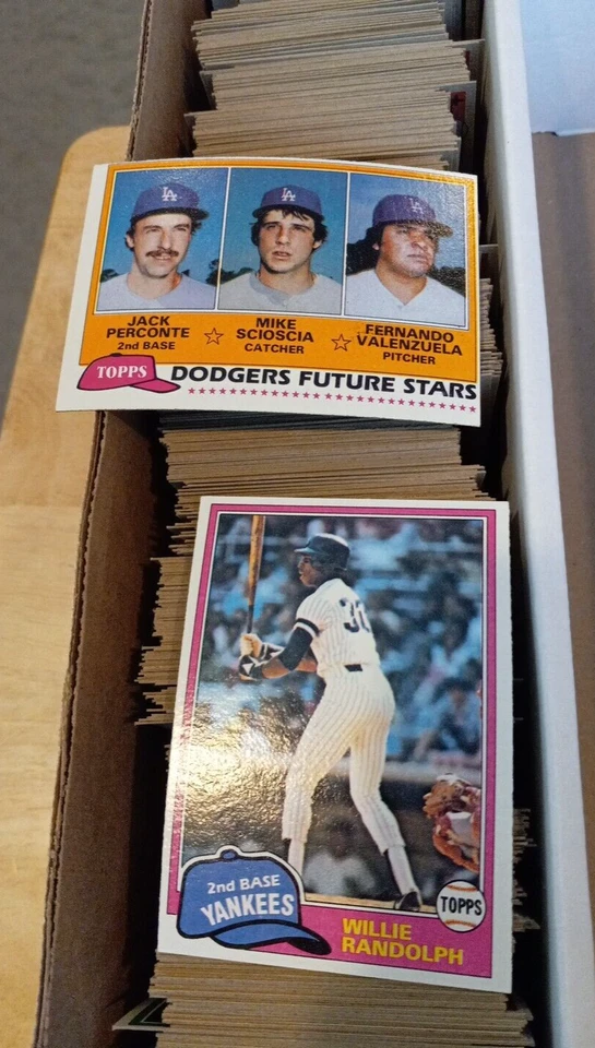 1981 Topps Baseball Single Card #1 to #250 - Create Own Lot - Image 1 of 1