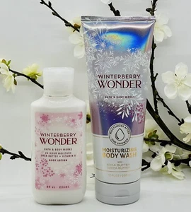 Bath and Body Works Winterberry Wonder Body Wash, Bodylotion 2-teiliges Set - Bild 1 von 4