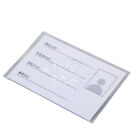 5 Pcs Transparent Chest Tag Holders Sleeve Office Staff Workers Work Card Cover