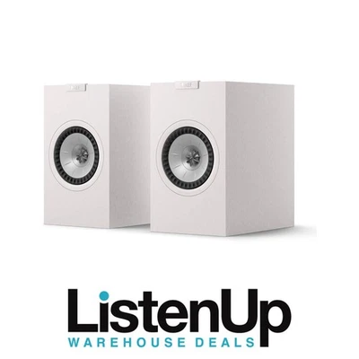 Altavoces de estantería HiFi bidireccionales compactos KEF Q1 Meta (par) - blanco satinado Foto 1 de 4