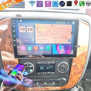 9 inch Car Radio for GMC Yukon Chevrolet Chevy Silverado Tahoe Suburban 2007-12 - Picture 1 of 24