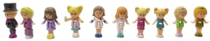 Ten 10 Polly Pocket Dolls Figures Vintage 1990s Bluebird Toys - Picture 1 of 3