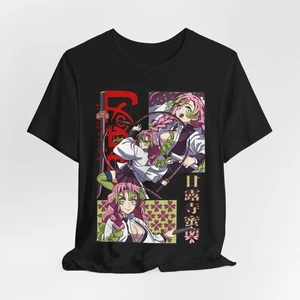 Camiseta gráfica de anime Mitsuri, camisa unisex para fans de Demon Slayer, manga japonés - Imagen 1 de 14