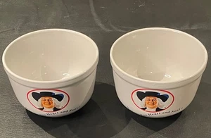 2er Set Quaker Haferflocken 1999 Haferflocken Keramik Schale "Warmt You Heart And Soul" Paar - Bild 1 von 3