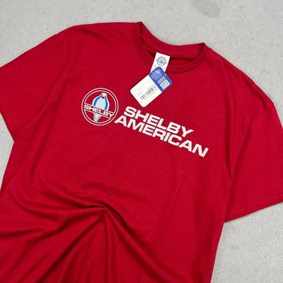 NOVA Camiseta Masculina Logotipo Gráfico Shelby American Cobra Tamanho G Hot Rod Carros Moto - Imagem 1 de 4