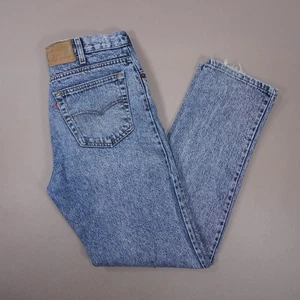 Vintage 90s Levis 540 Relaxed Straight Jeans Mens 34X32 Acid Wash 1991 Made USA - Bild 1 von 15