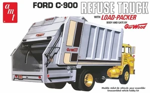 AMT 1:25 Ford C-900 Gar Wood Load PackerGarbage Truck, #R2AMT1247 - Picture 1 of 3