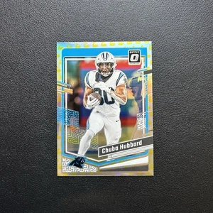 2023 Donruss Optic Chuba Hubbard Flex Emoji Prizm Numbered /149 Panthers - Picture 1 of 2