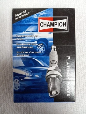 New Set of 6 Champion Platinum Power Premium Spark Plug RC12PEC5 3034 - Image 1 of 4