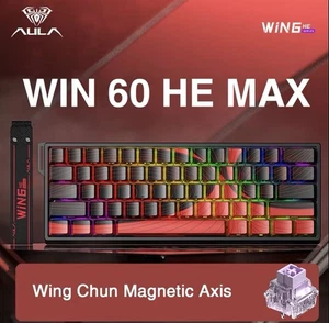 AULA WIN60 Magnetic Switch Gaming Keyboard 8K RGB Rapid Trigger Esports - Picture 1 of 5