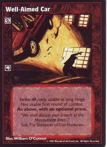 4 x Well-Aimed Car VTES CCG vtes edition - Image 1 of 1