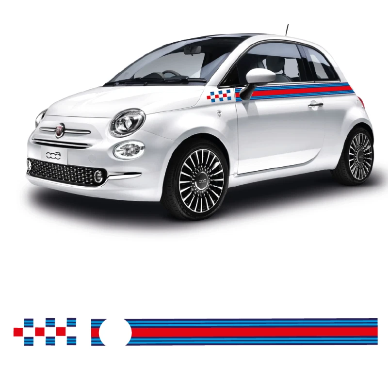 calcomanías laterales ItaliaGrid Fiat 500 Foto 1 de 1
