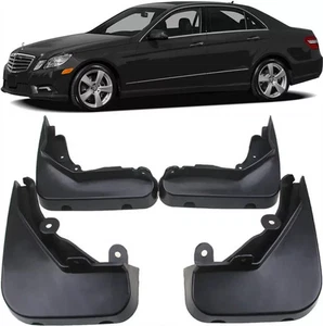Genuine Splash Guards Mud Flaps For 2009-2013 Mercedes Benz E Class Sedan W212 - Picture 1 of 11