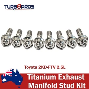 Titanium Exhaust Manifold Stud Kit For Toyota 2KD-FTV 2.5L - Picture 1 of 5