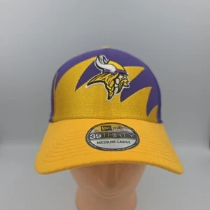 NFL Minnesota Vikings LOGO Calce Elástico M/L Sombrero New Era 39THIRTY - Imagen 1 de 10