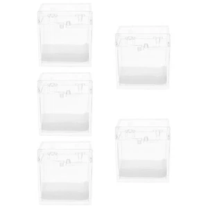 Joyero de plástico transparente 5 piezas: mini caja de almacenamiento - vitrina - mini - Imagen 1 de 12