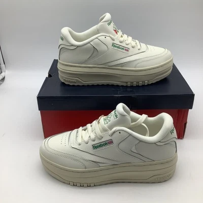 Reebok Club C дополнительный женщин теннис обувь коренастый платформе кроссовки размер 8,5 новый - Изображение 1 из 4