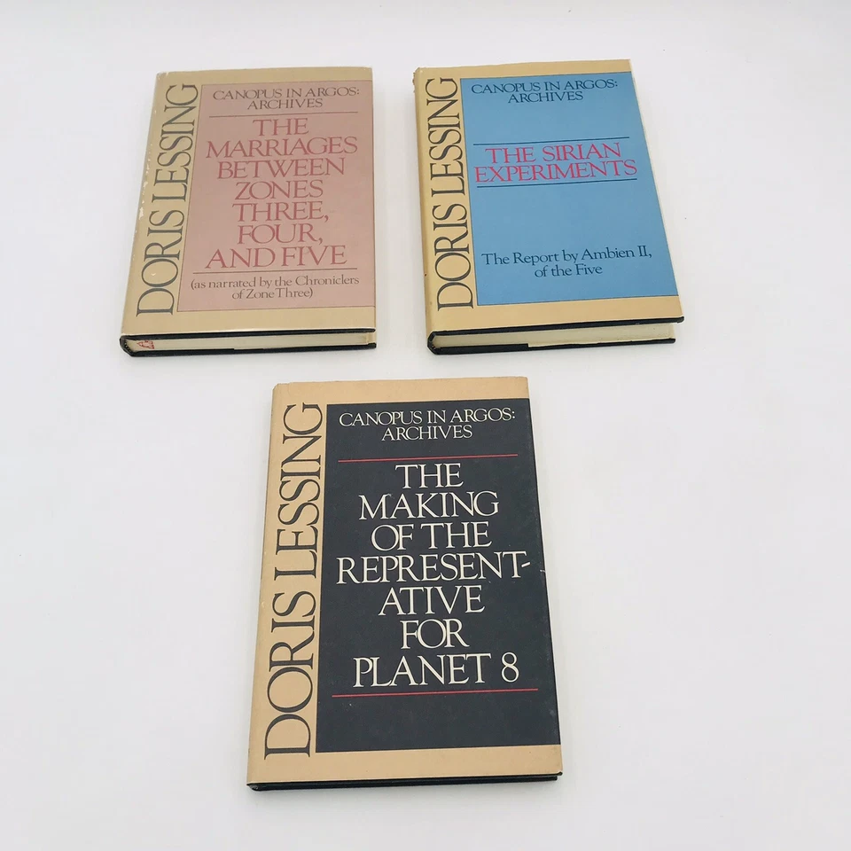 Canopus in Argos Archives Doris Lessing Book Lot 2, 3, 4 First Ed Hardcover VTG — 第 1/4 张图片