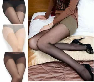 Womens Transparent Light Pantyhose Stockings Tights ~ Black , Dark Brown , Nude - Picture 1 of 4