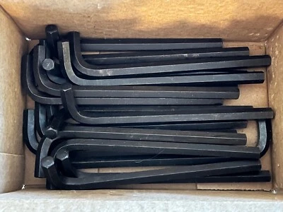 18 new ALLEN #58023 7/16" CR-VA Standard SAE Long Arm L Hex Keys, Black Oxide - Image 1 of 3