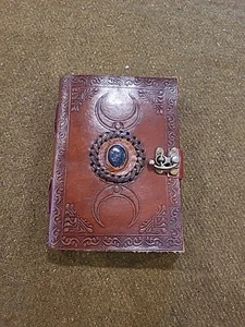 Leder Chakra Stein Skizzenbuch Milchtagebuch  - Bild 1 von 12