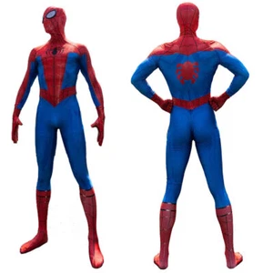 Costume tuta Spider-Man Cos Peter B Parker cosplay adulto bambini Halloween - Foto 1 di 9