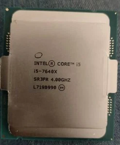 Intel Core i5-7640X SR3HR quad-core 4.0GHz 6MB 112W LGA-2066 CPU processor - Picture 1 of 1