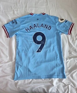 Erling Haaland Signed Official 2022-2023 Home Shirt Club COA - Picture 1 of 5