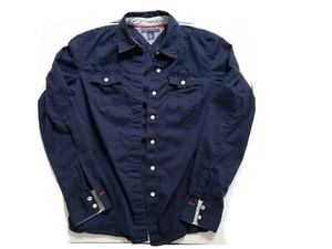 Tommy Hilfiger Women's Long Sleeve Button-Down Navy Blue Size XS - Picture 1 of 10