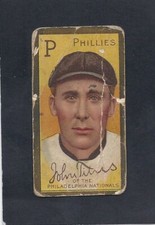 T205 - JOHN TITUS - PHILADELPHIA PHILLIES - POLAR BEAR Reverse  - 1911 Card