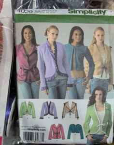 Simplicity 4029 Bolero Jacket Size 14-22 - Picture 1 of 14