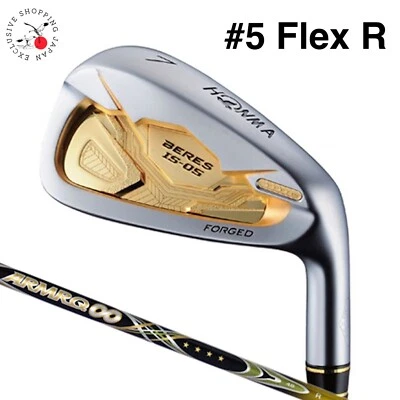 HONMA Golf Beres IS-05 Iron Club #5 Loft 22.5 ARMRQ X 48 4S 4Star Shaft Flex R - Image 1 of 4
