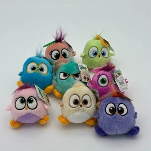 NEW Angry Birds 4" Plush Clip-On Hatchlings - YOU CHOOSE!! FULL SET AVAILABLE! - Picture 1 of 10