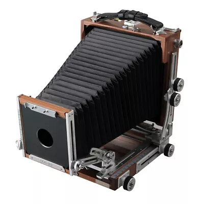 Shen Hao TZ45-II C Wooden Field Folding 4x5 Large Format Camera With Bellows - Image 1 of 4