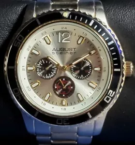 Rugged August Steiner AS8059TTG Silver and Gold-tone Multifunction Women's Watch - Picture 1 of 7