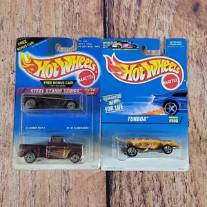 NUEVO paquete de 2 Hot Wheels 1995 - camioneta ZENDER FACT 4 y 56 Flashsider #598 Turboa - Imagen 1 de 11