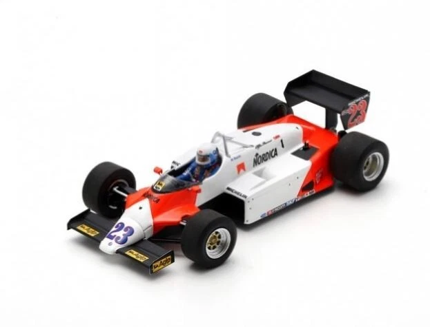 Spark Model 1:43 S8805 Alfa Romeo 183T #23 5th Dutch GP 1983 Mauro Baldi NEW - Immagine 1 di 1